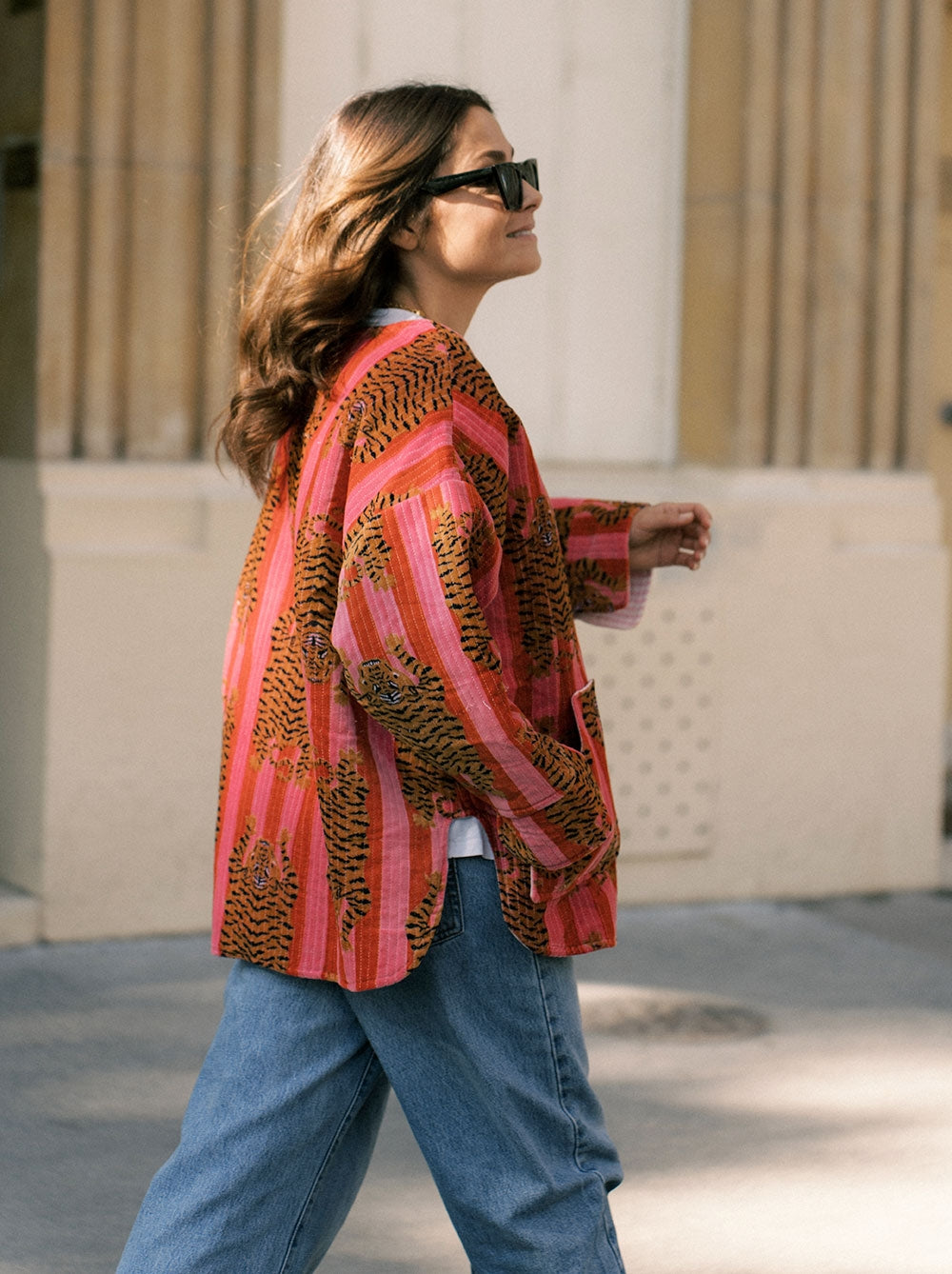 Veste Totem Pink Tiger - Rezine Paris