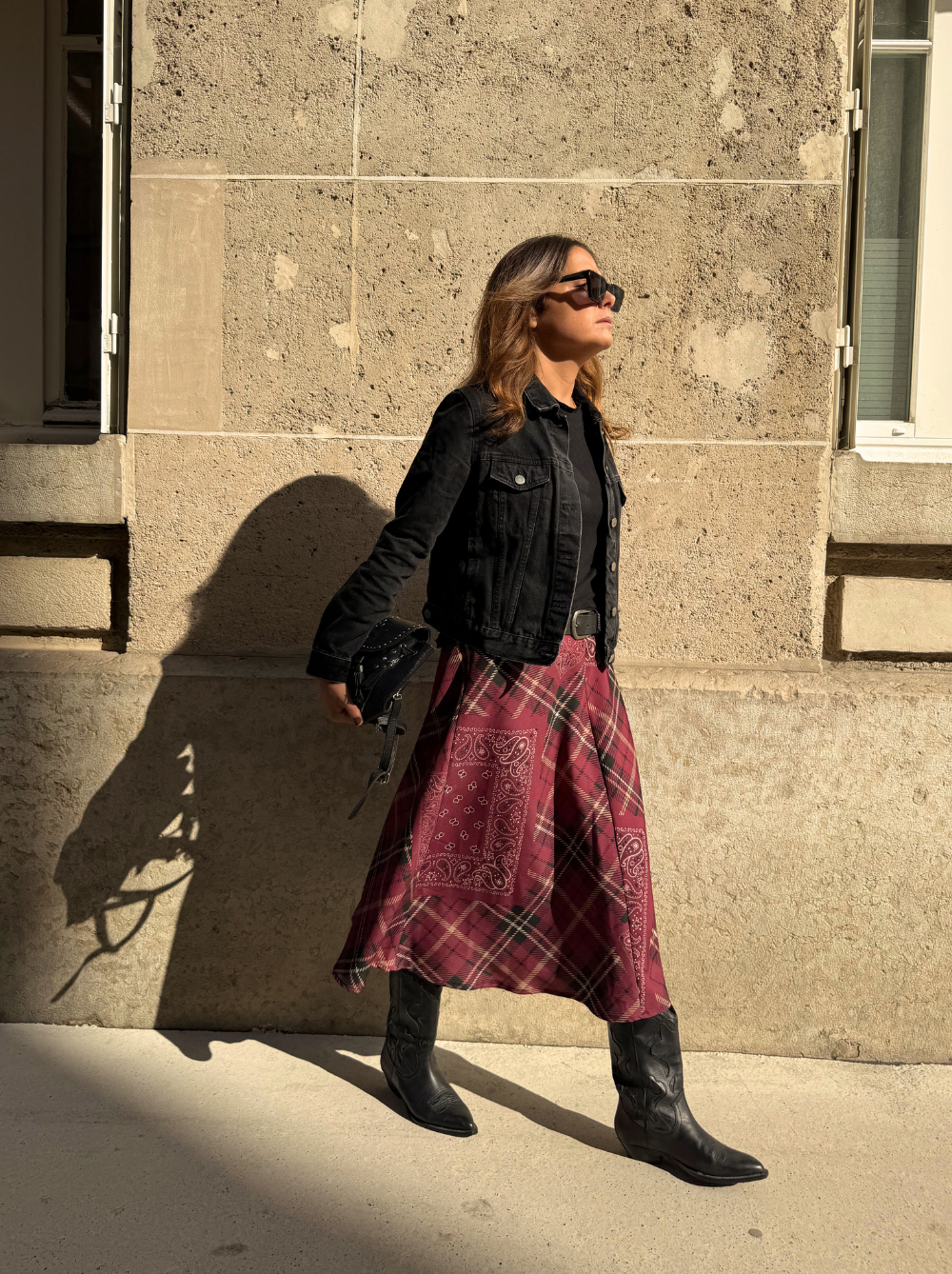 Jupe Arizona Bordeaux - Rezine Paris