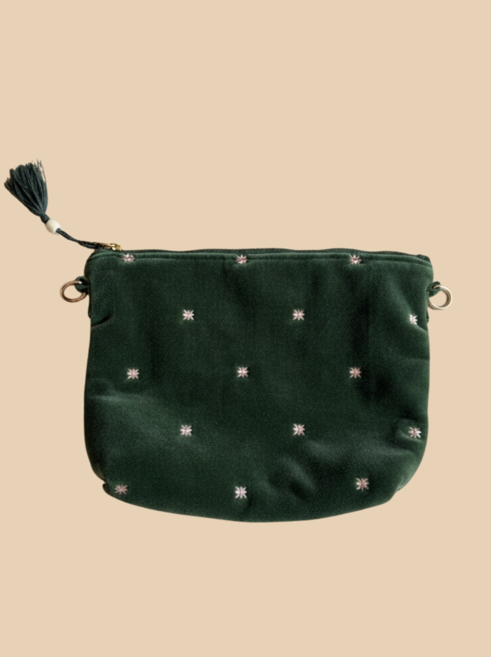 Pochette Grigri - étoile vert - Rezine Paris