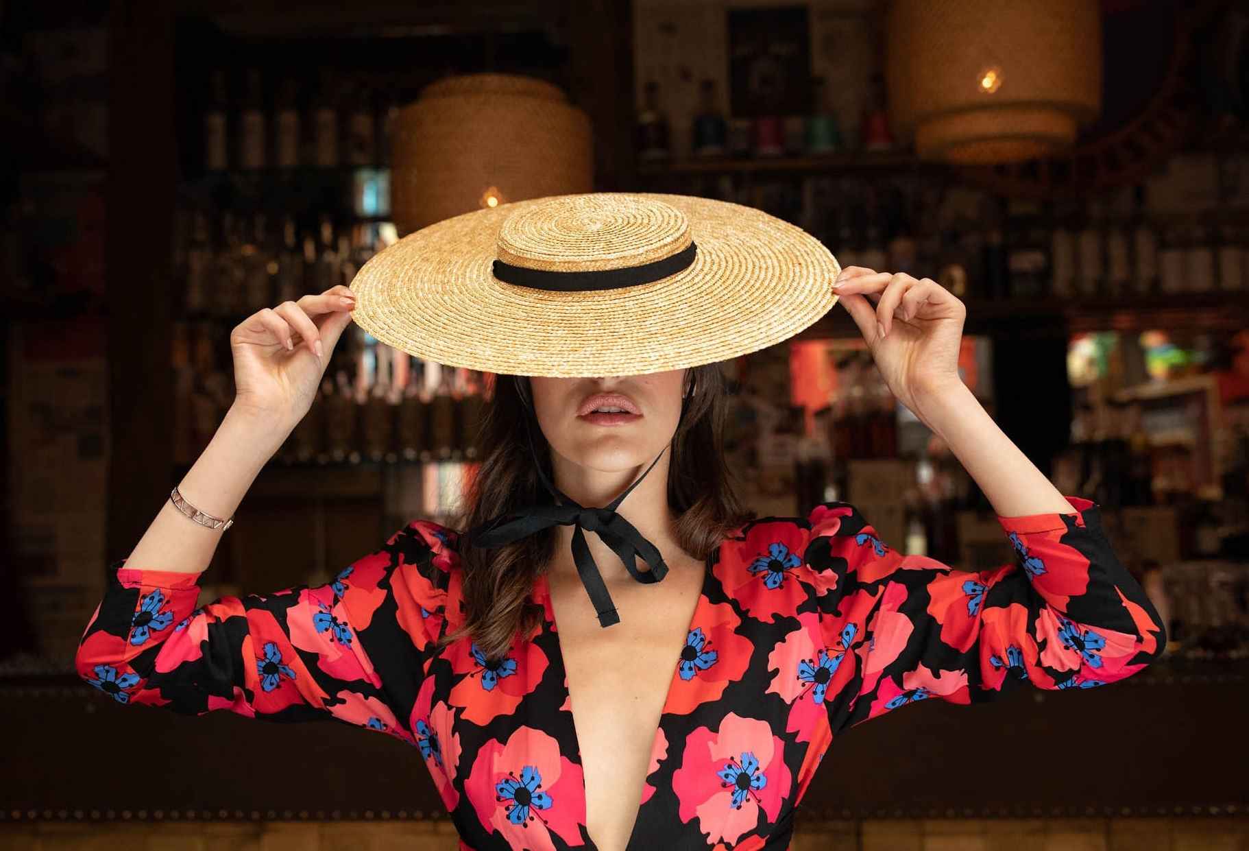 Chapeau en paille naturelle le Pagnol (petit format)