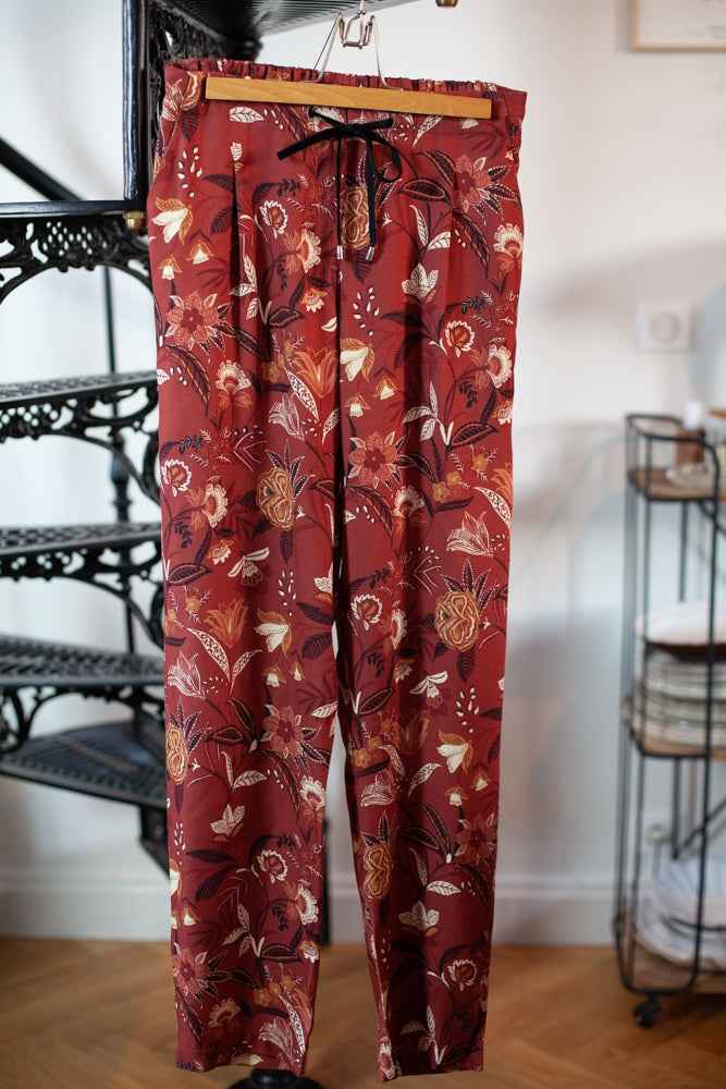 Pantalon Otis bordeaux