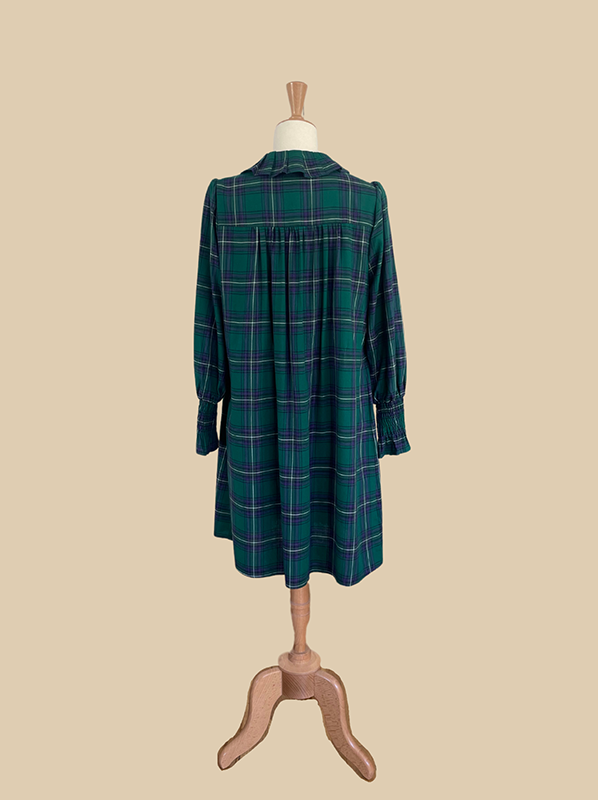 Robe Charlie en tartan - Rezine Paris