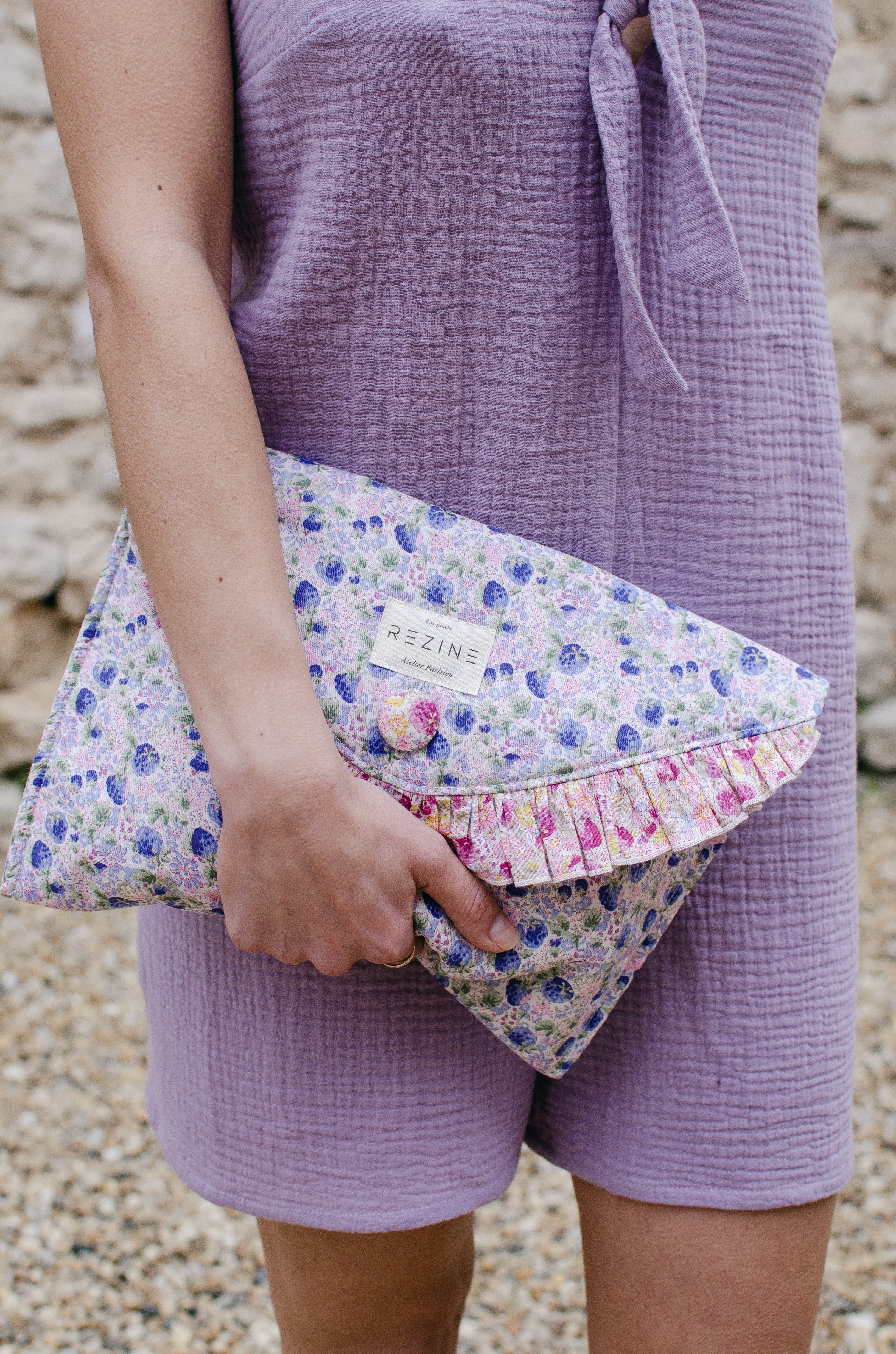 Pochette Justine imprimé Liberty - Rezine Paris
