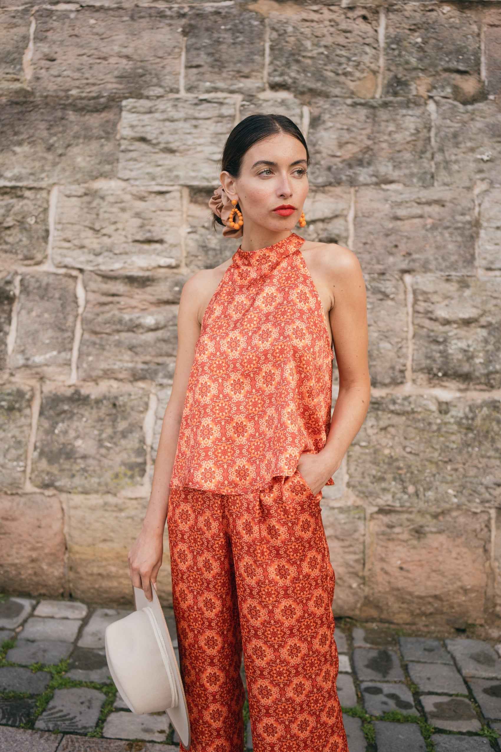 Top Allegria orange - Rezine Paris