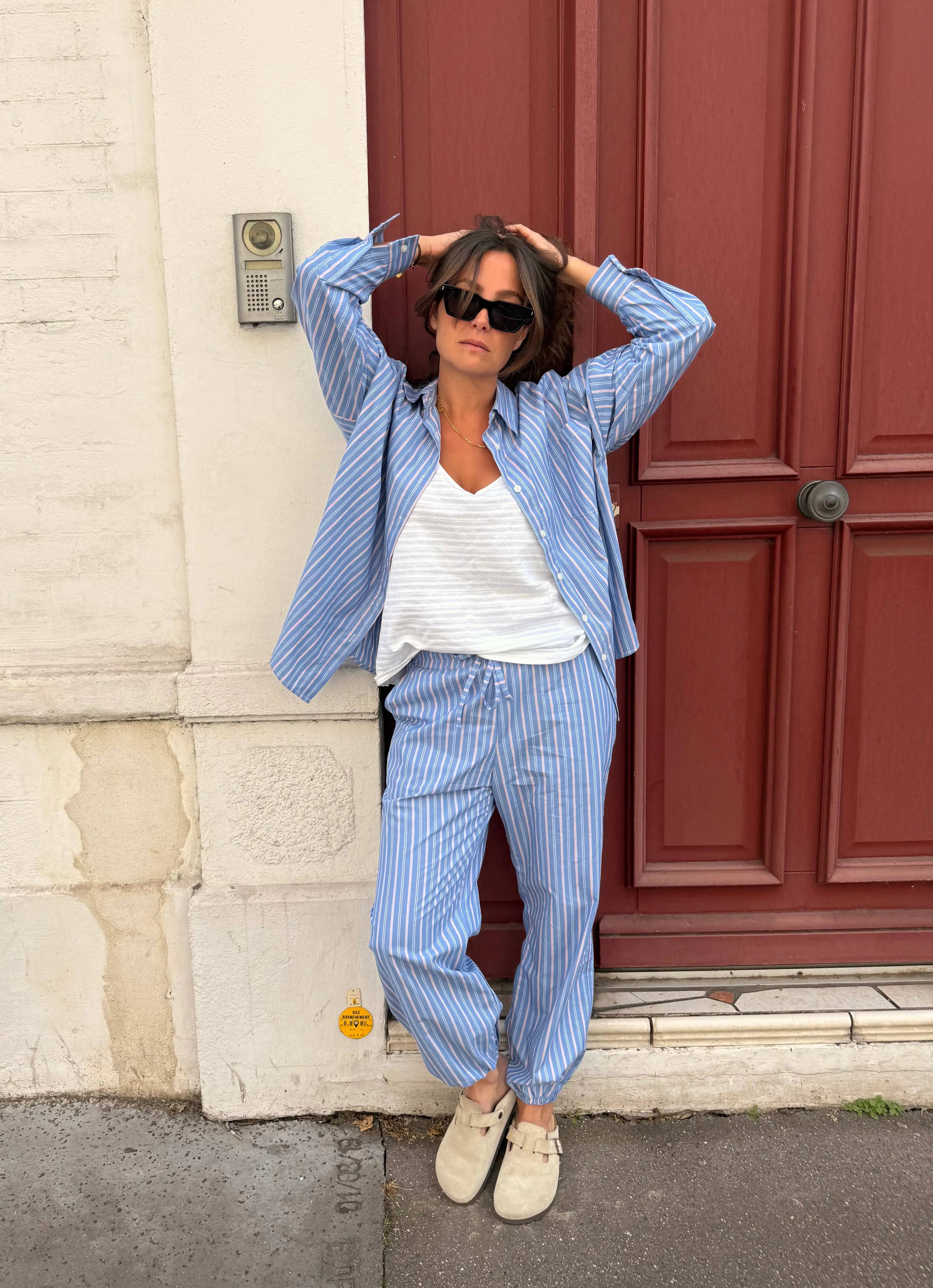 Pantalon Antoine bleu océan - Rezine Paris