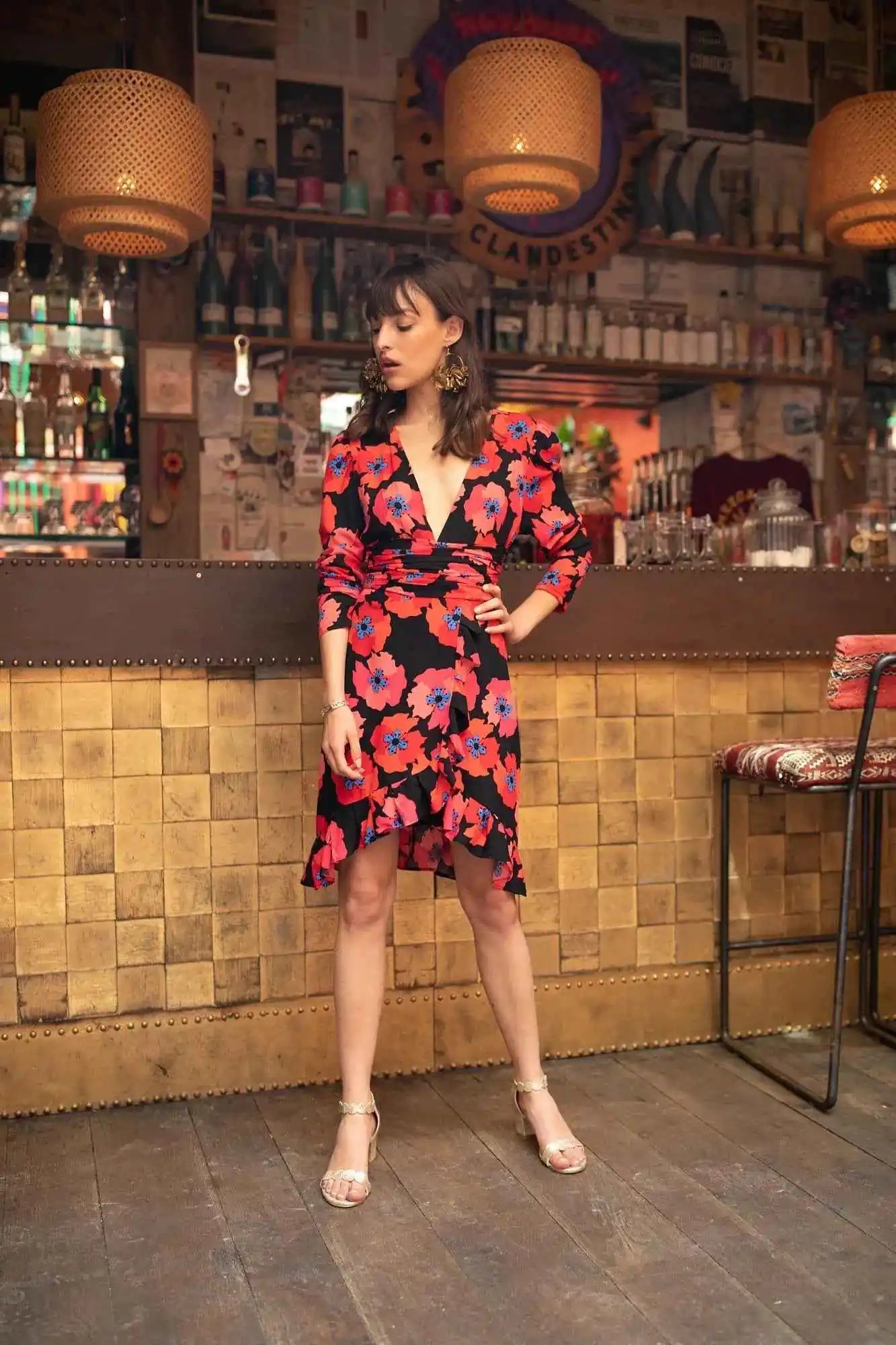 Robe Pia en imprimé fleuri