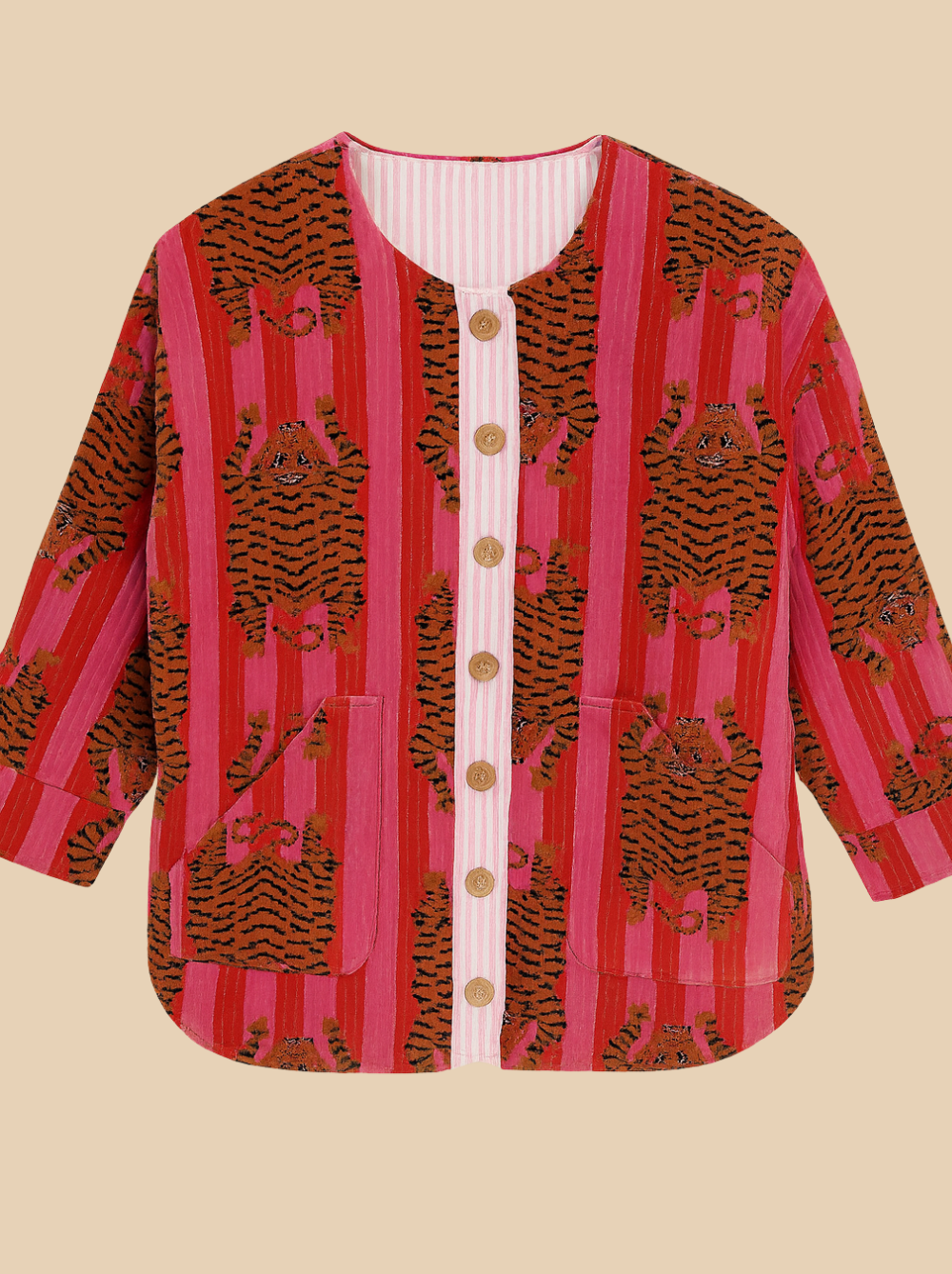 Veste Totem Pink Tiger - Rezine Paris