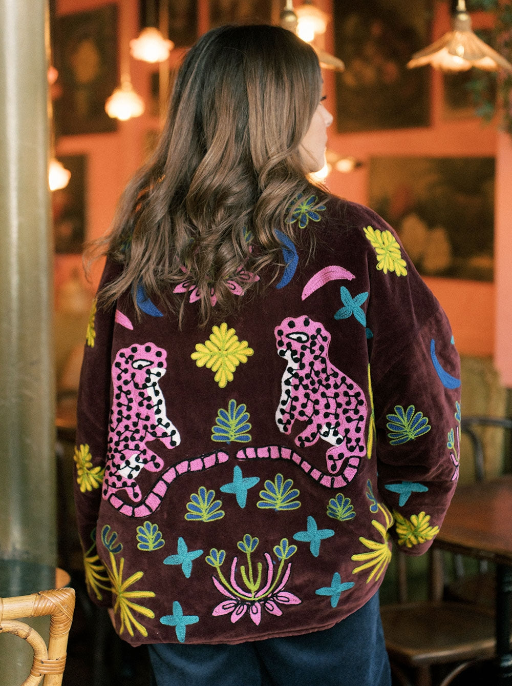 Veste Karma Velvet Burgundy - Rezine Paris