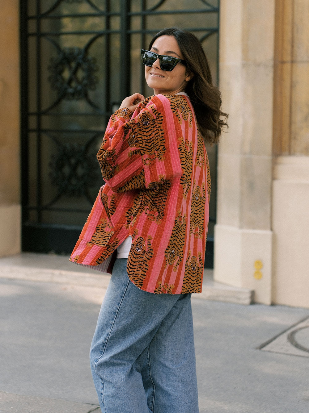 Veste Totem Pink Tiger - Rezine Paris