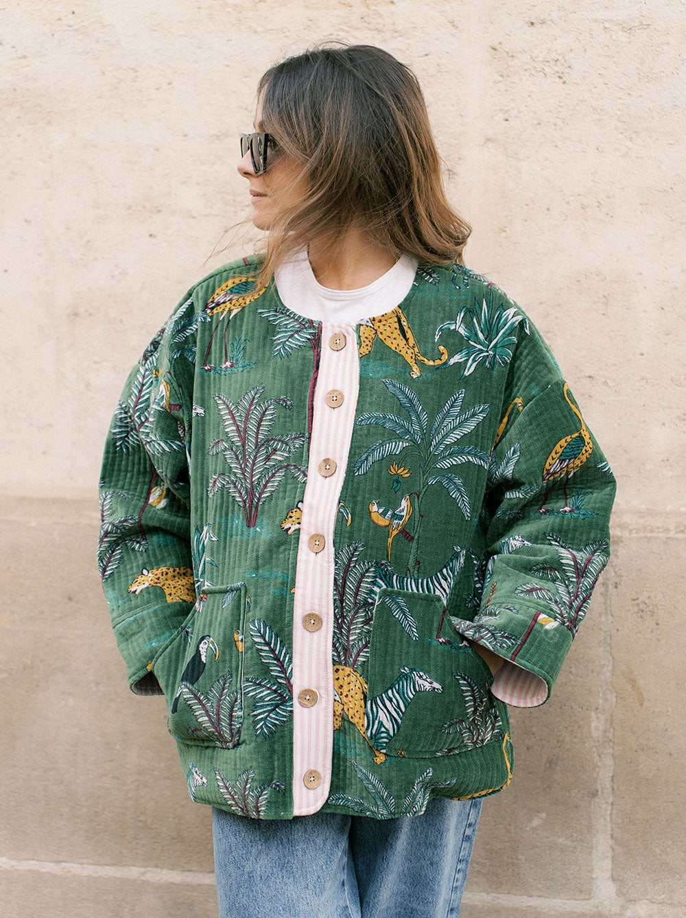 Veste Totem Green Tiger - Rezine Paris