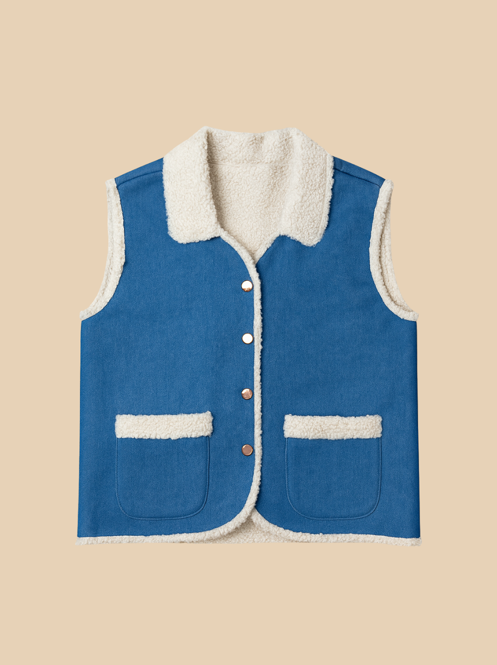Veston Archie - Denim & sherpa - Rezine Paris