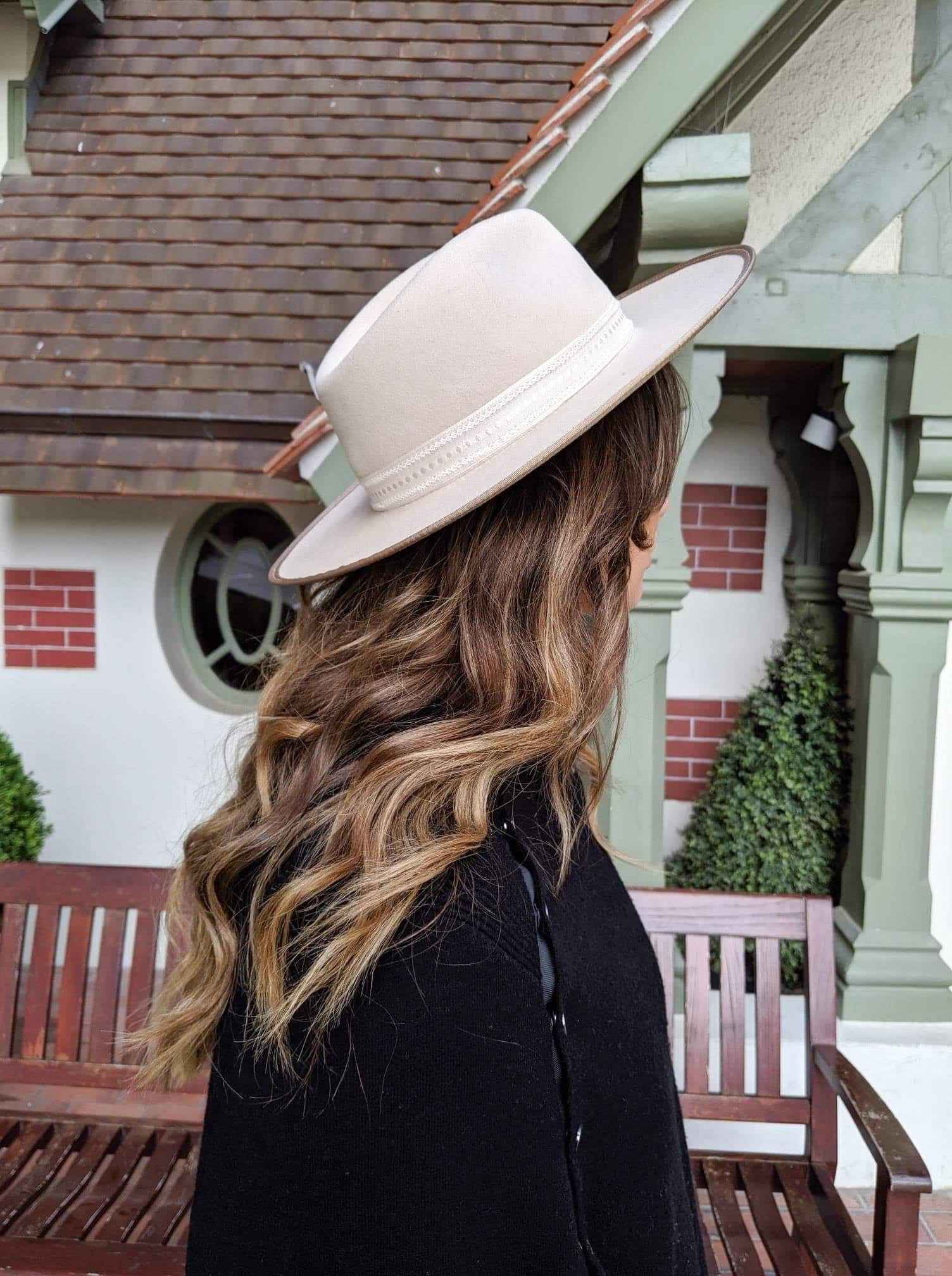Chapeau Paloma ruban beige