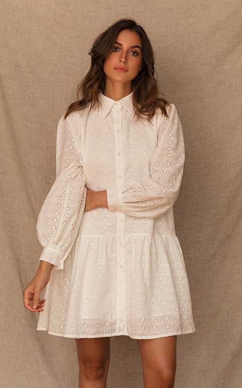 Robe Joy broderie anglaise - Rezine Paris