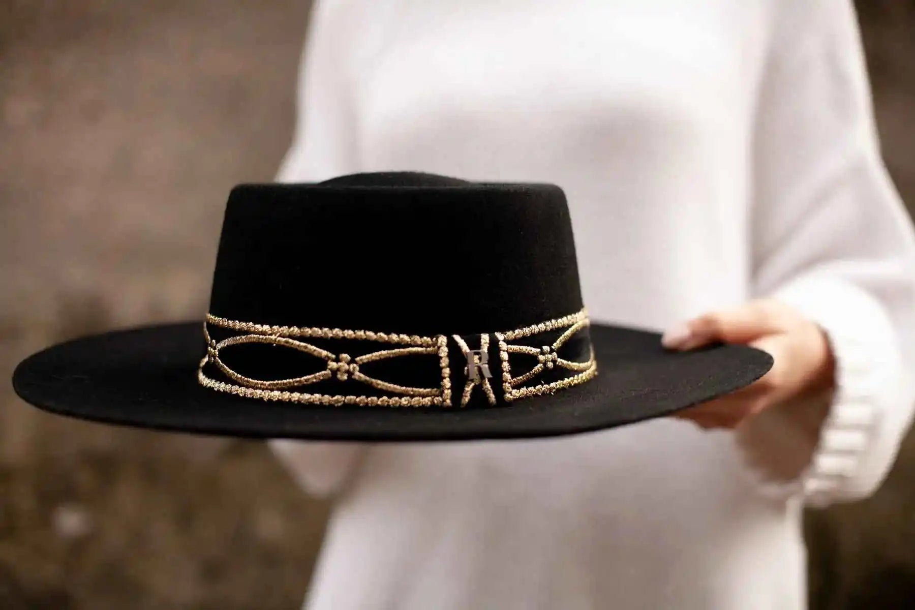 Chapeau l'Andalou ruban doré