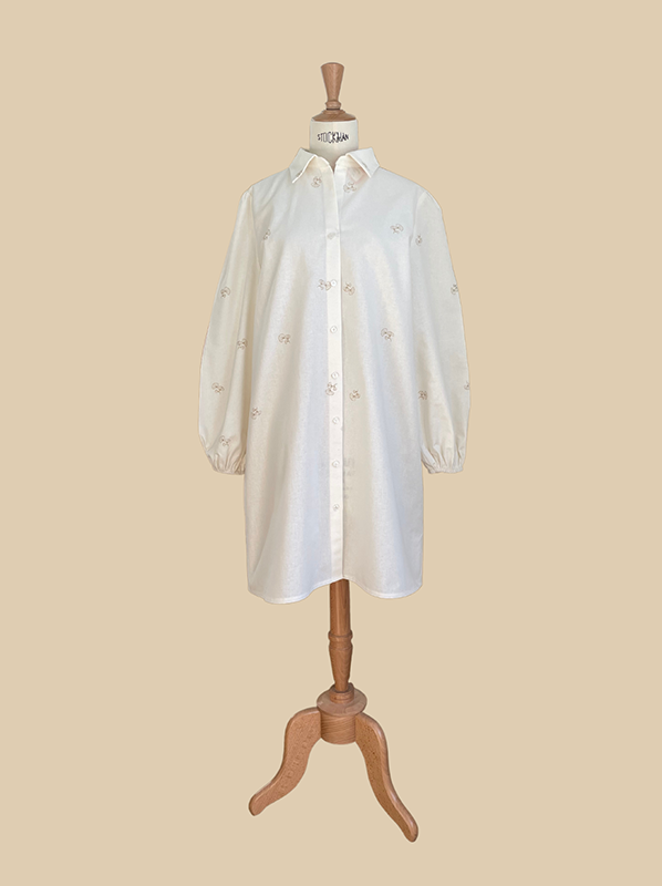 Robe Bianca Vanille - Rezine Paris