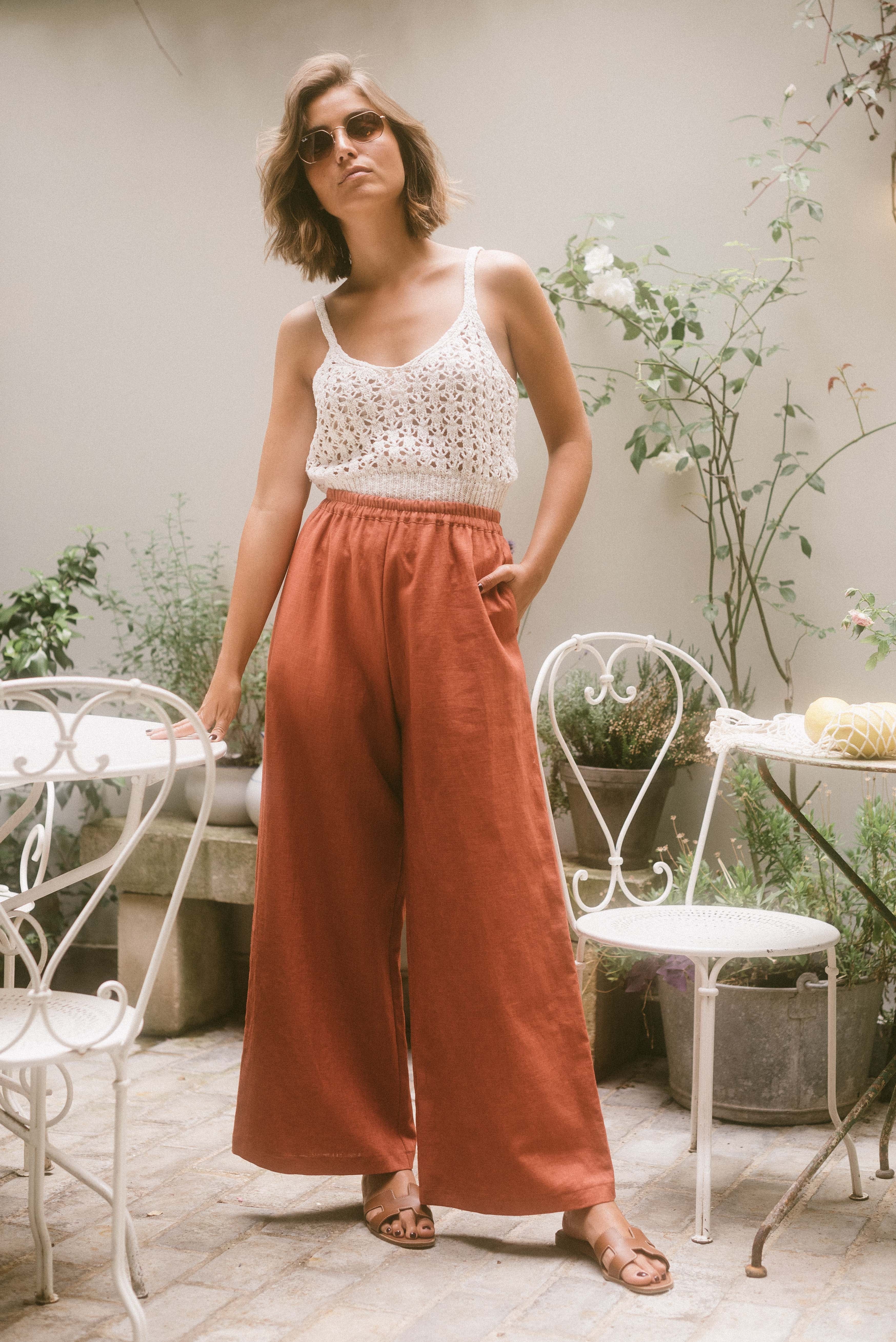 Pantalon Lino - Rezine Paris