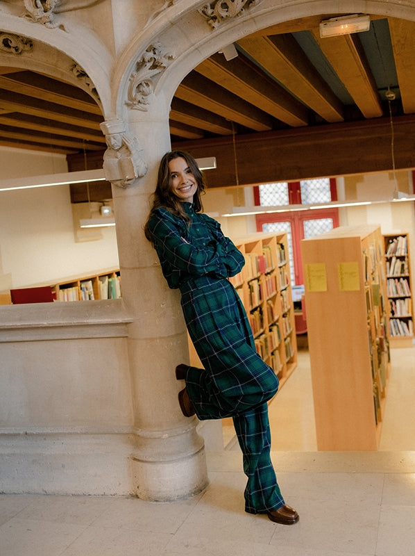 Pantalon Harry en tartan - Rezine Paris