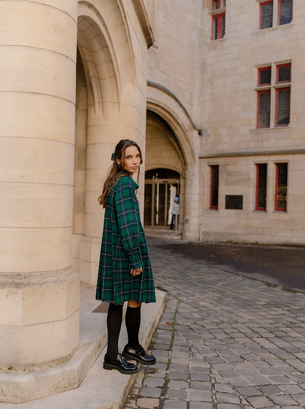 Robe Charlie en tartan - Rezine Paris