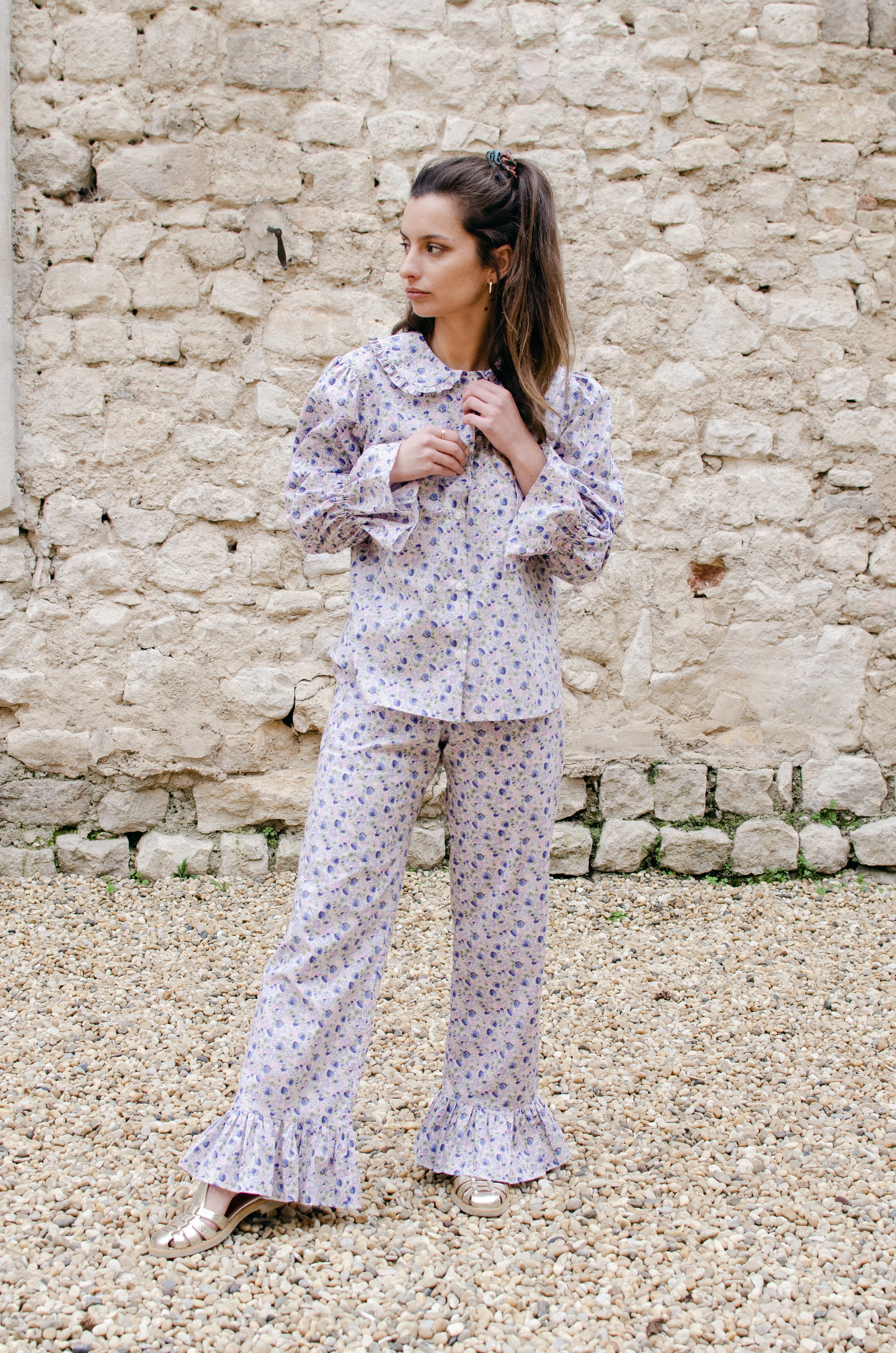 Pantalon Marcel imprimé Liberty - Rezine Paris