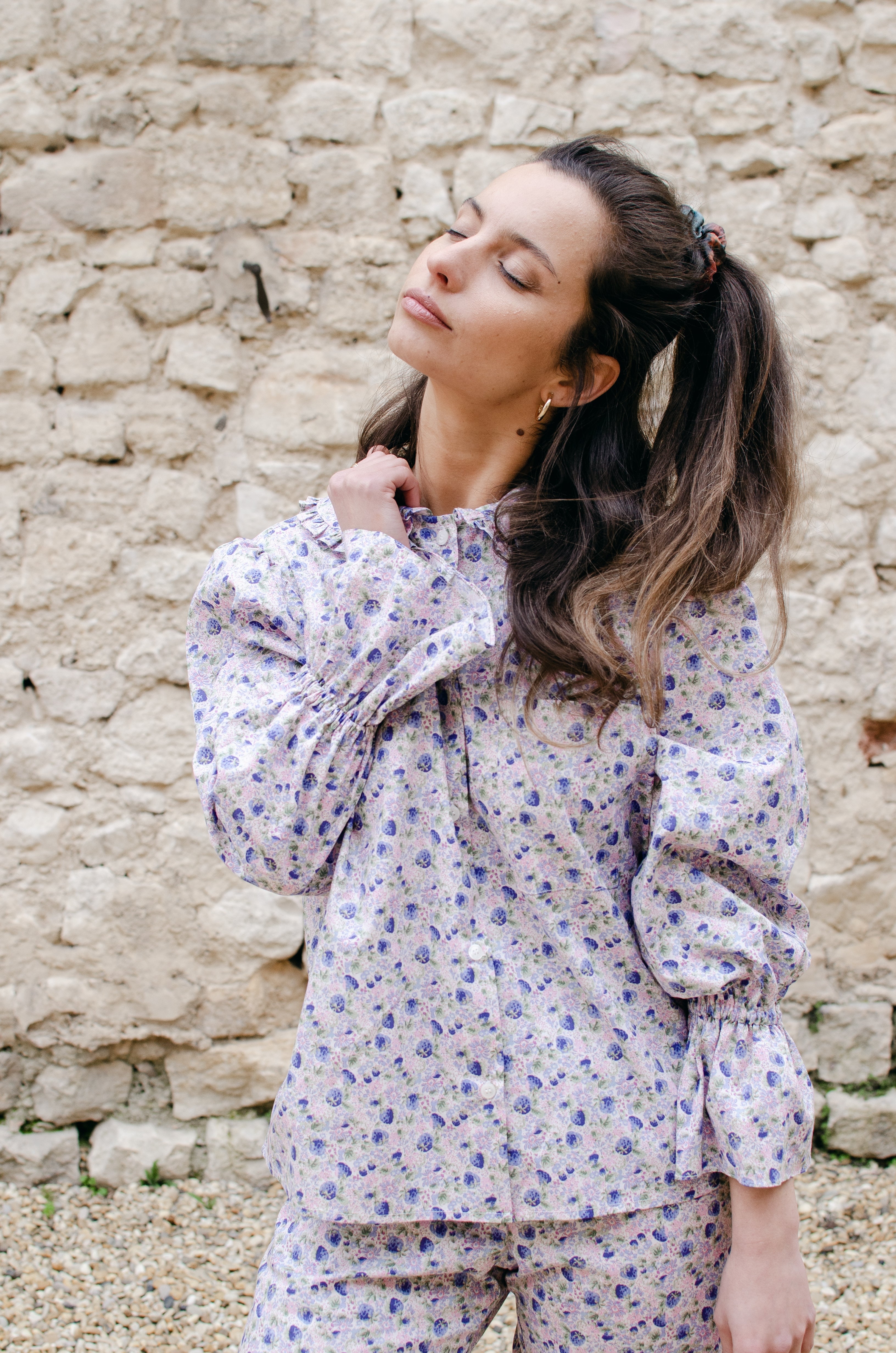 Chemise Pagnol imprimé liberty