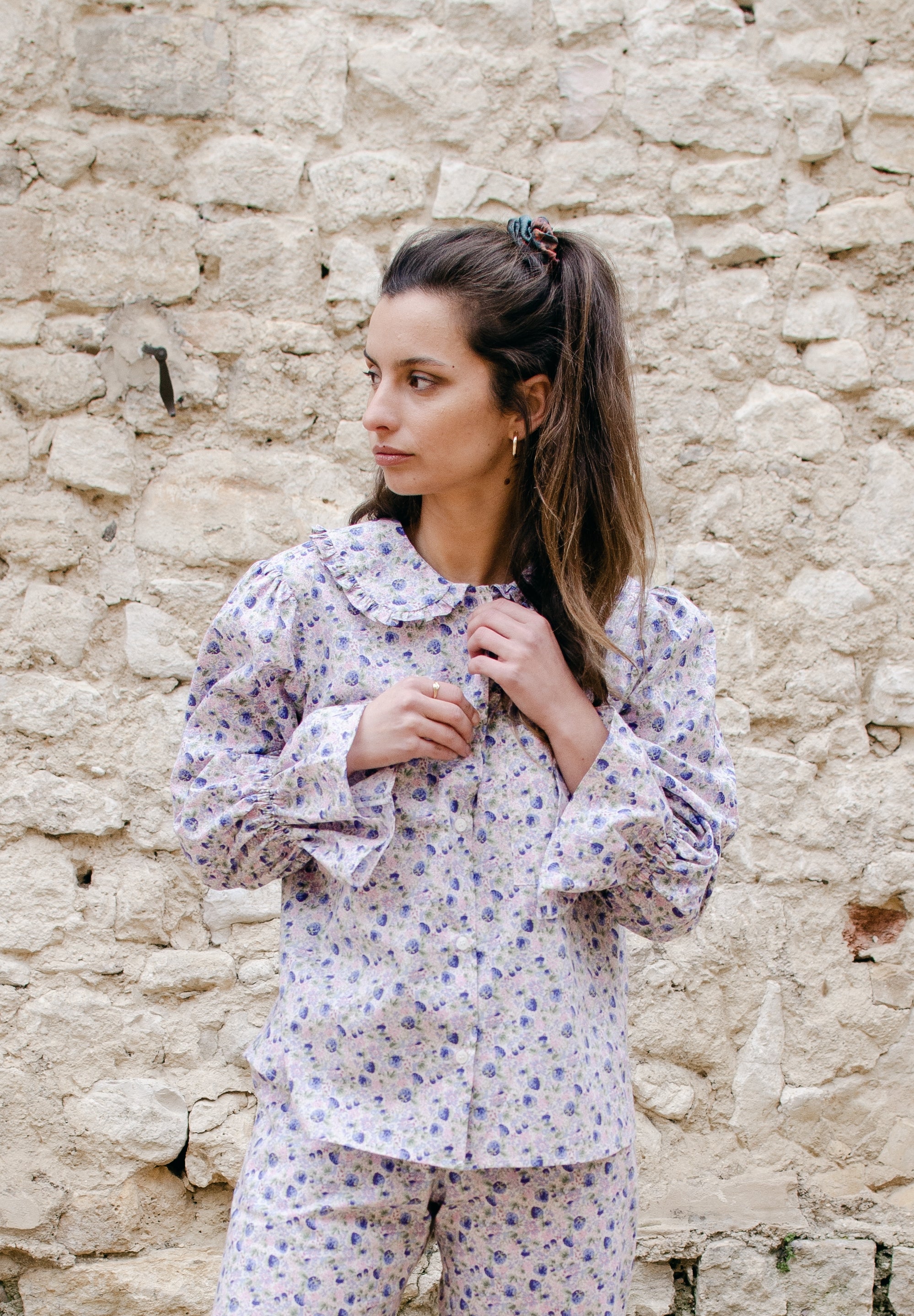 Chemise Pagnol imprimé liberty