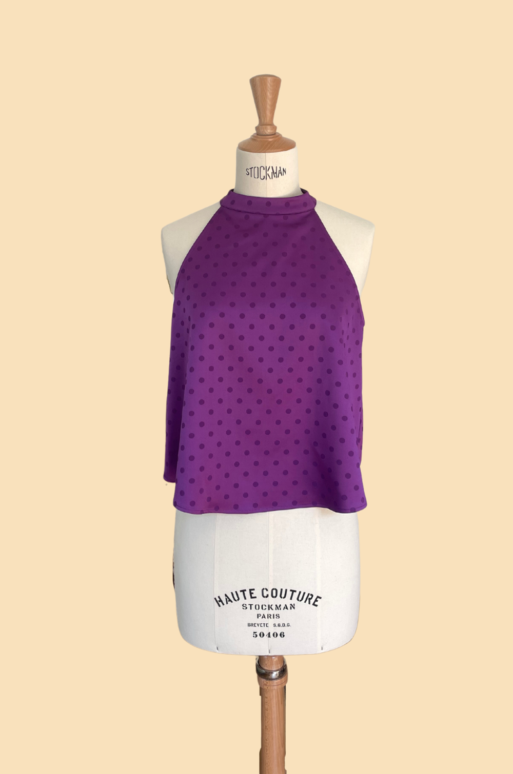 Top Allegria pois violet - Rezine Paris
