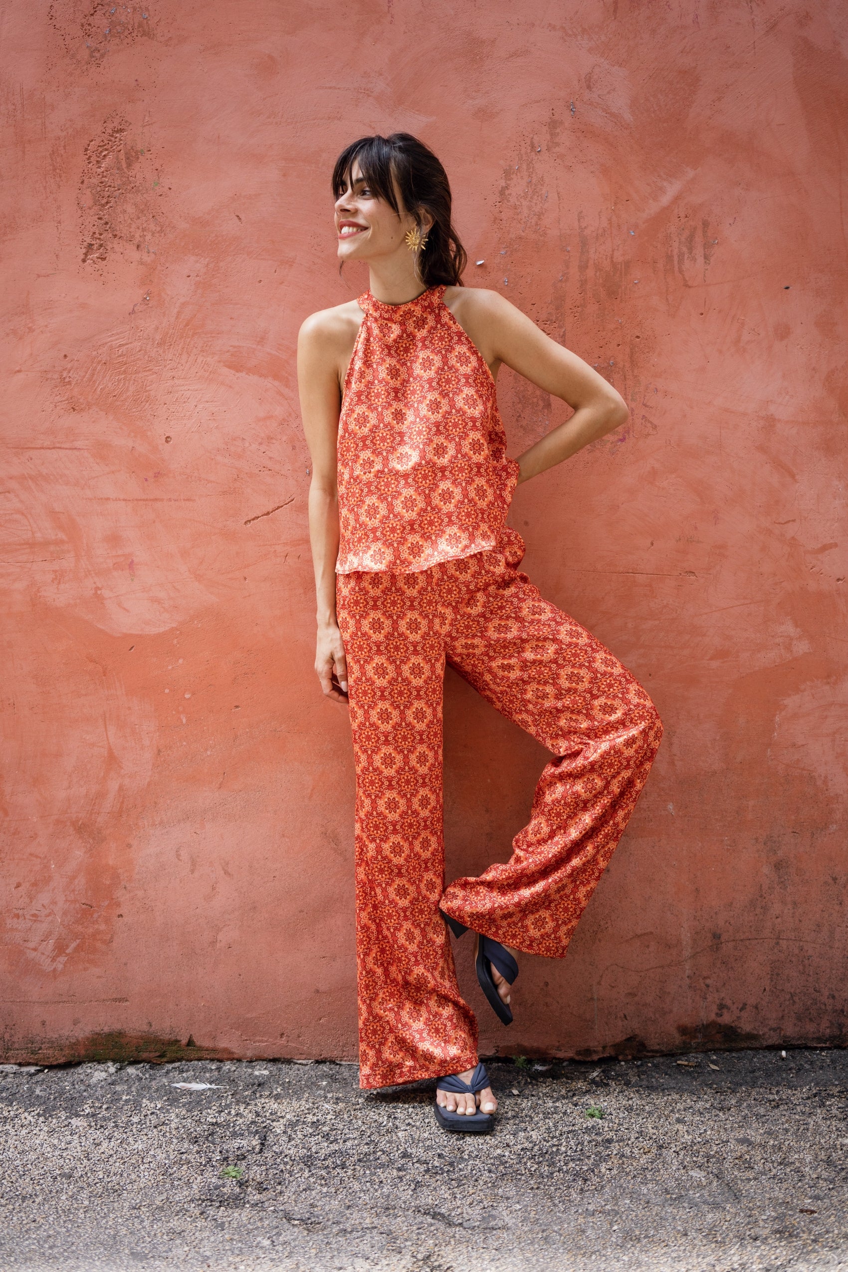 Pantalon Pablo azulejos - Rezine Paris