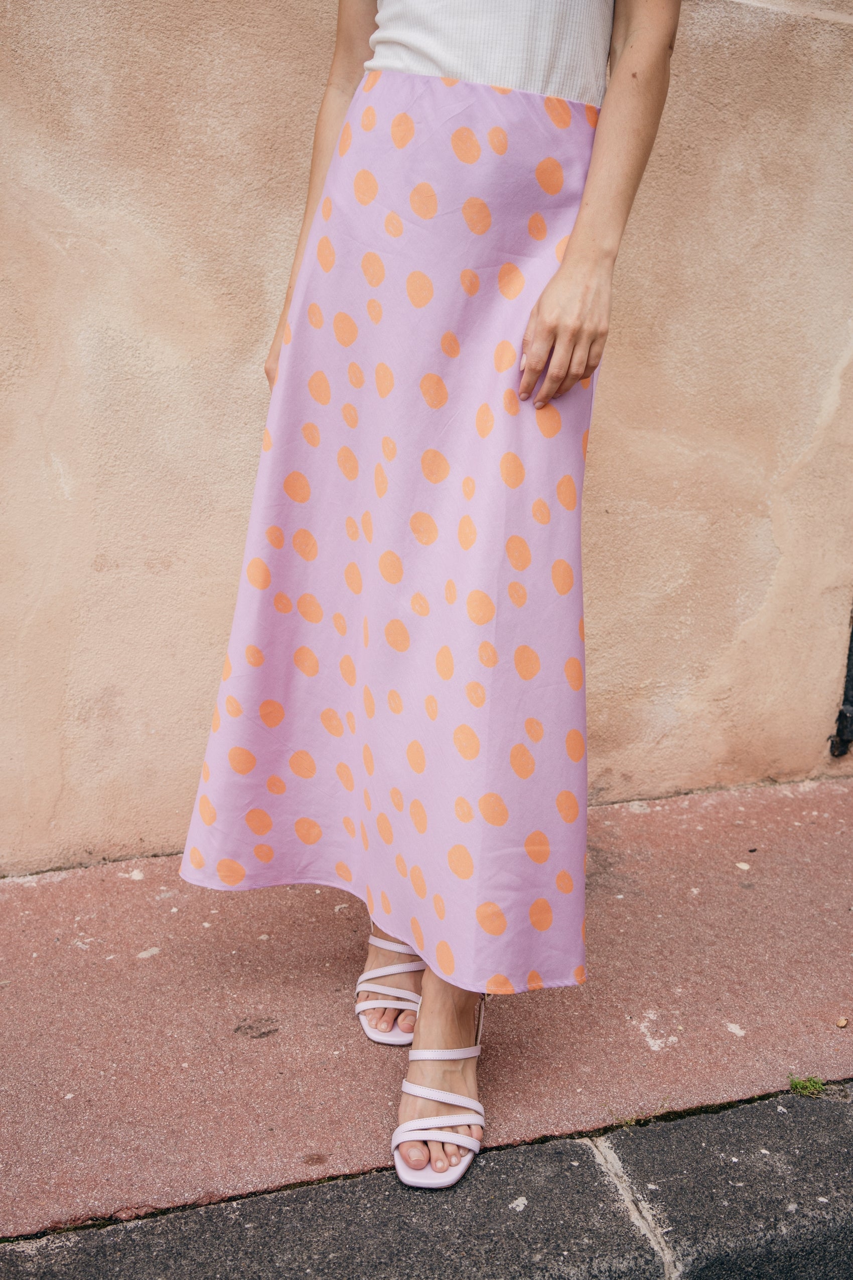 Jupe Manuela lilas - Rezine Paris