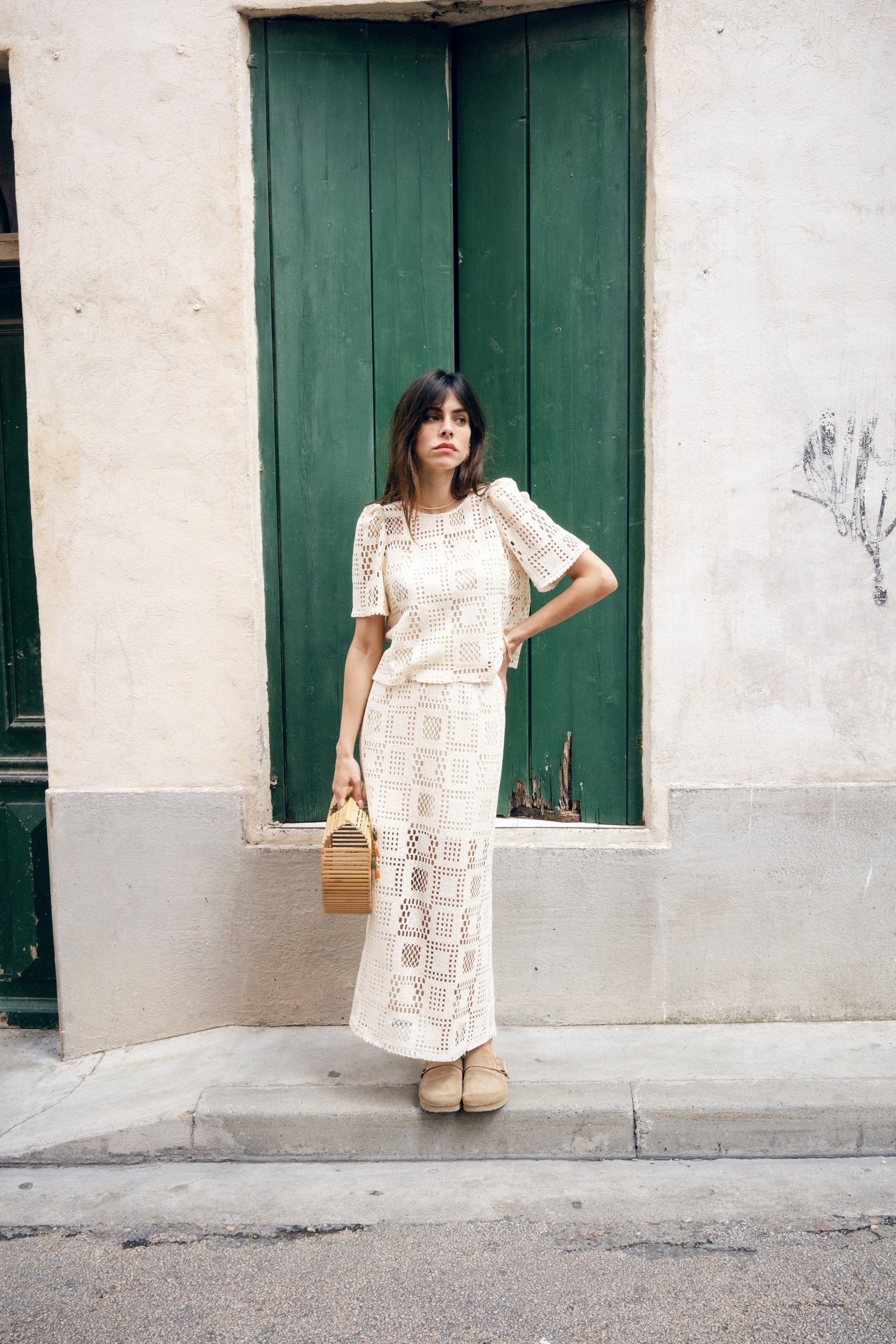 Jupe Ibiza crème - Rezine Paris