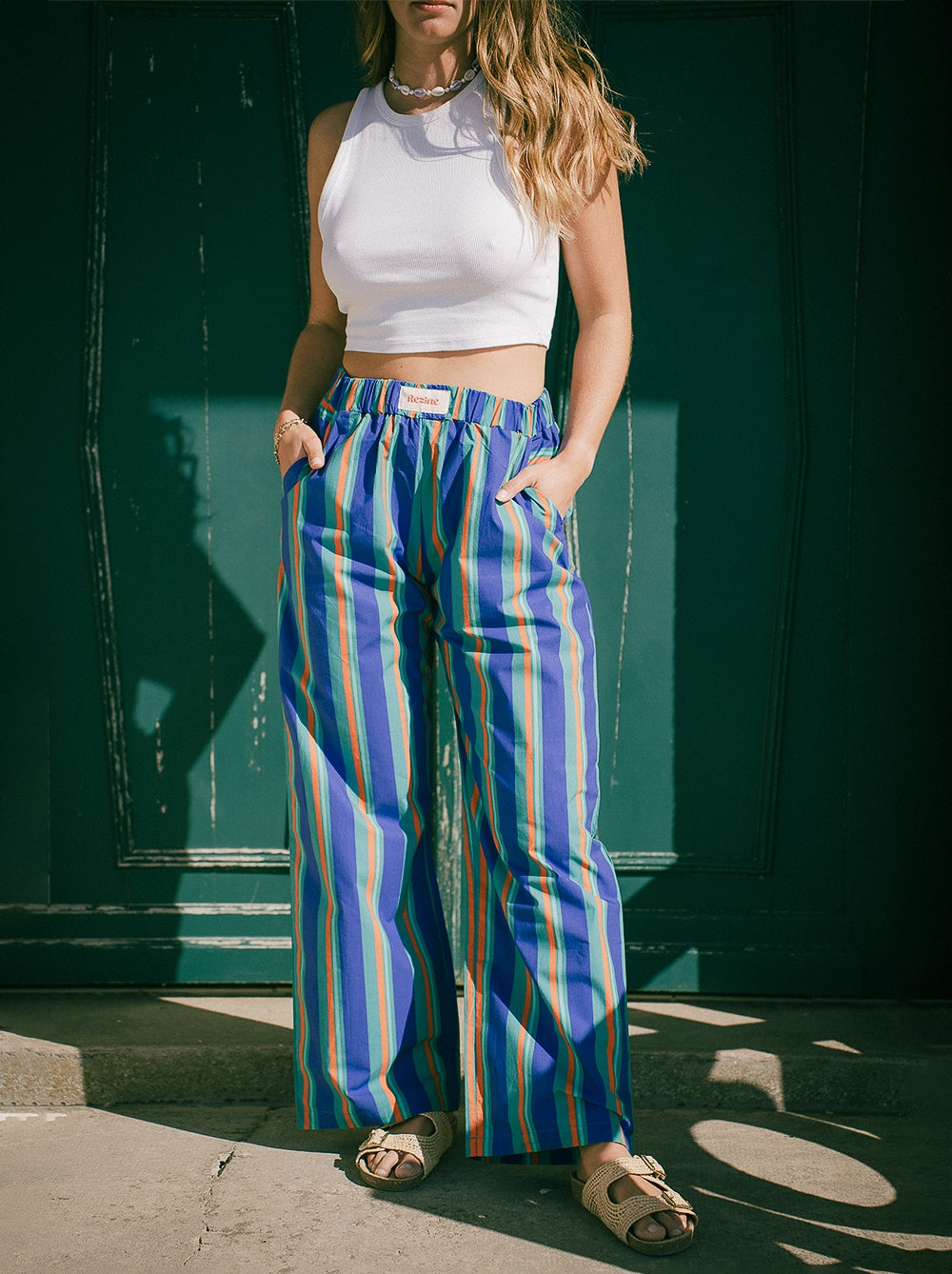 Pantalon Léon print parasol