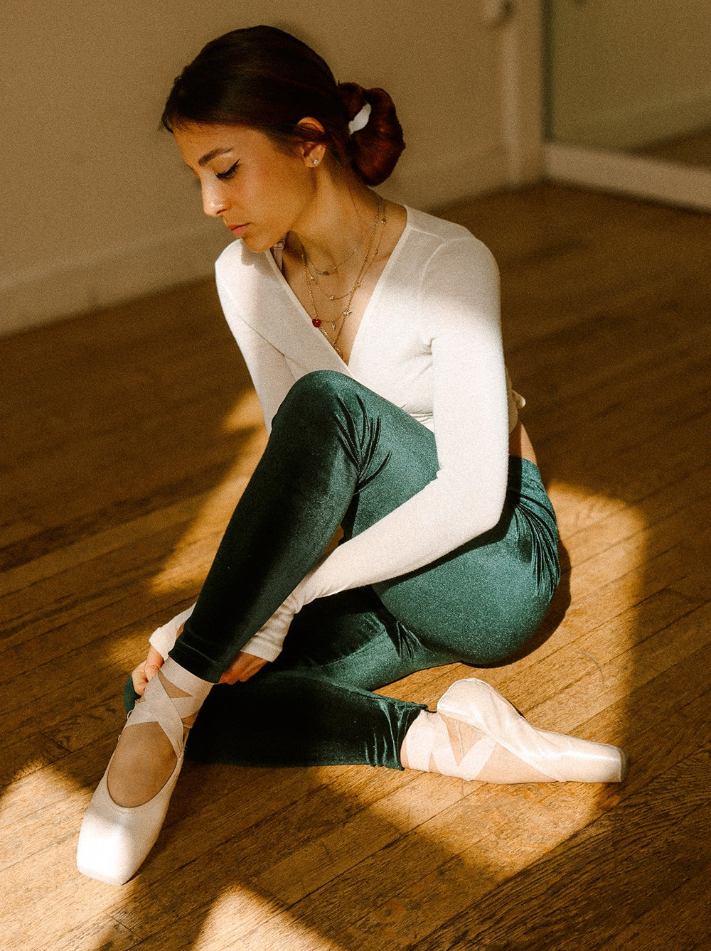 Legging velours Flashdance Green - Rezine Paris