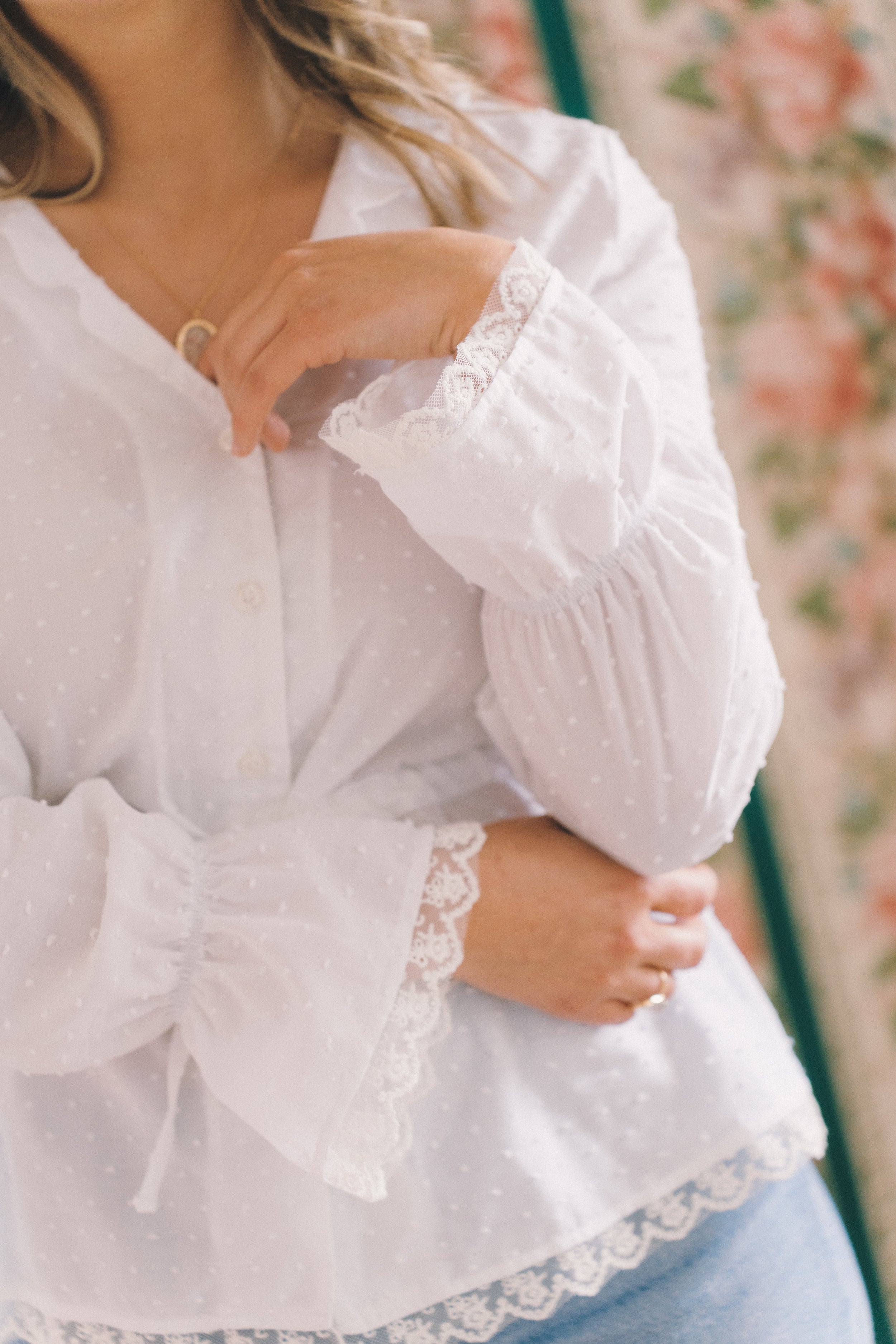 Blouse Jeanne Plumetis - Rezine Paris