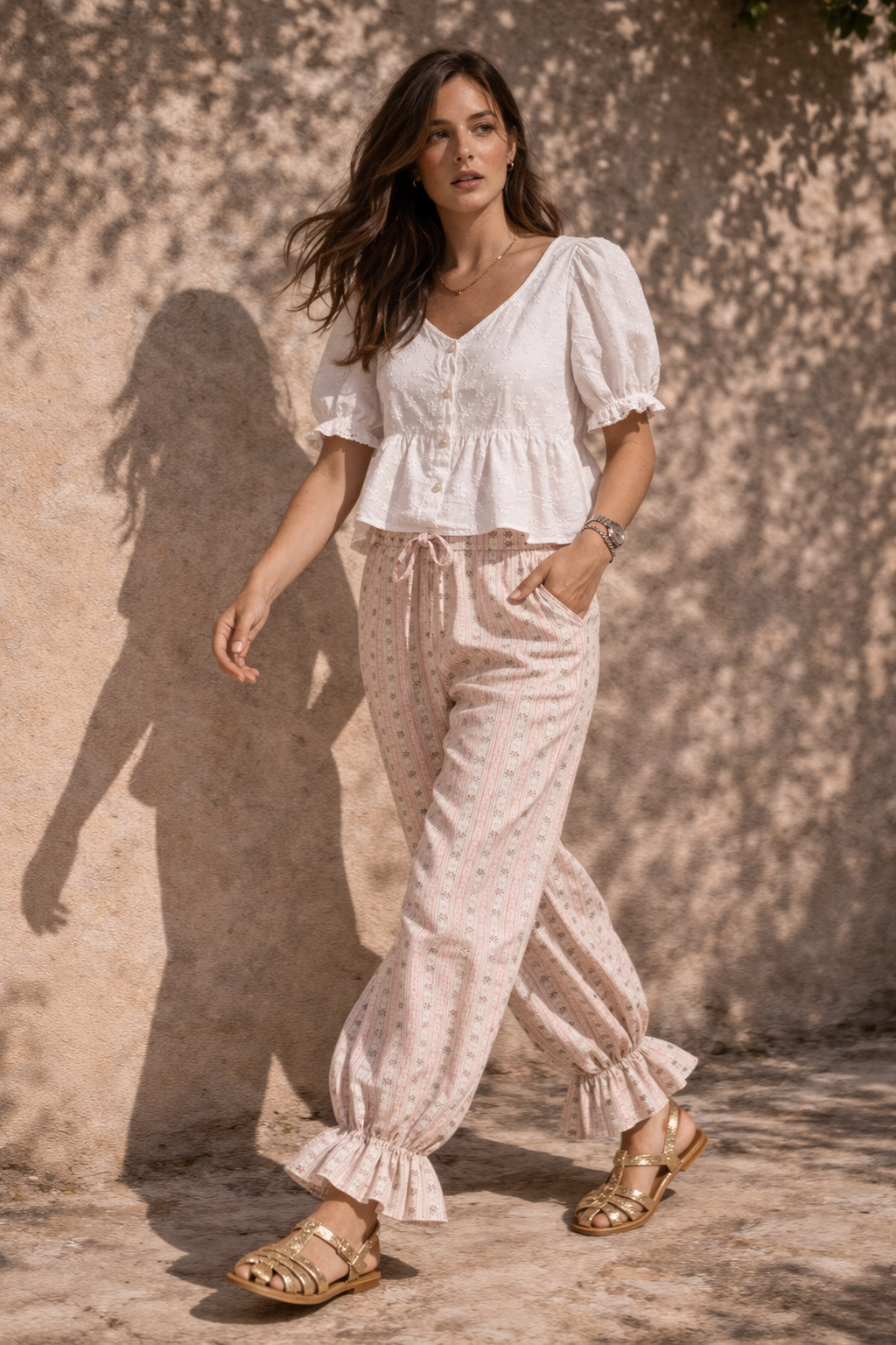 Pantalon Léonard Rose - Rezine Paris